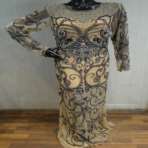 Bling Bling <b>Rhinestone</b> Applique for Dress with Beads and Pearls - Product Image 3