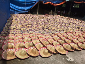 หมวกปานามาแบบเรียบสำหรับฤดูร้อนสไตล์ใหม่มีริบบิ้นสีและโลโก้ที่กำหนดเอง - Product Image 5