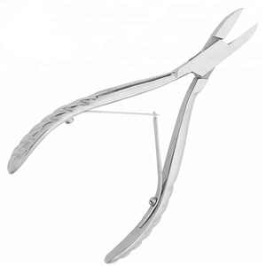 Coupe-ongles pour ongles incarnés, lames droites, acier inoxydable, double ressort, fabriqué au Pakistan - Product Image 5