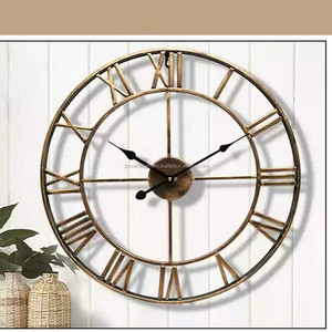 <span class=keywords><strong>Orologio</strong></span> da <span class=keywords><strong>parete</strong></span> moderno con rivestimento in polvere nera per la casa e il soggiorno - Product Image 6