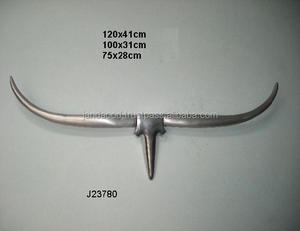 Decoración de Pared de Aluminio con Cabeza de Toro para Decoración de Pared en Pulido Espejo Disponible en Tres Tamaños Esculturas de Pared de Metal - Product Image 3
