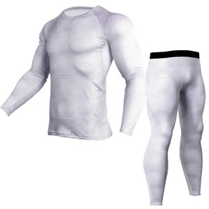 Combinaison de Sport à Compression pour hommes, séchage rapide, vêtements moulants de gymnastique - Product Image 4