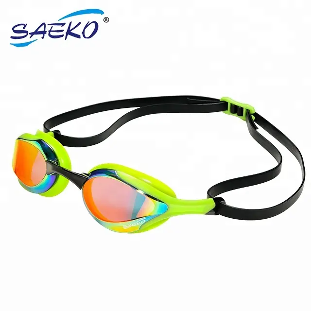 SAEKO Kacamata Renang Cermin Maju Dewasa, Arena Berenang ISO 18527-3:2020 Gafas De Natacion