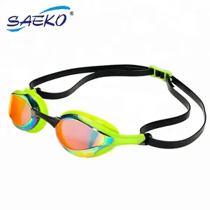 SAEKO ayna rekabetçi gelişmiş yetişkin yüzmek gözlük arena yüzme gözlükleri ISO 18527-3:2020 gafas de natacion