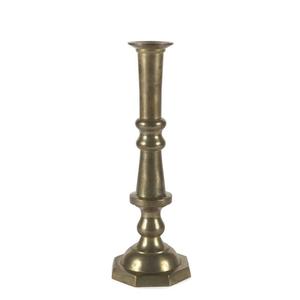 Brass <b>Candlestick</b> Candle <b>Holder</b> Square Base - Product Image 1