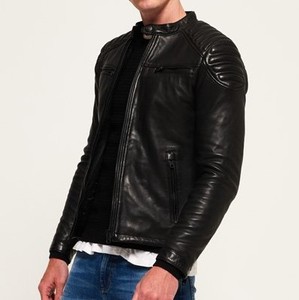 Veste de motard en cuir Hero pour homme - Product Image 5