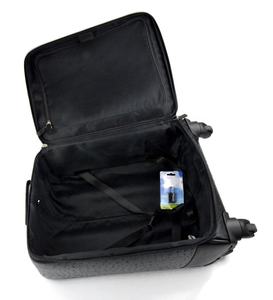 Bolsa de viaje con ruedas de cuero genuino Unisex Weekender con cuatro ruedas equipaje de cabina avión bolsa de lona cierre de cremallera - Product Image 6