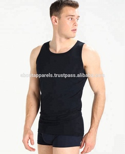 Débardeur noir personnalisé pour hommes de haute qualité en vrac vêtements de musculation, nouveaux débardeurs respirants personnalisés bon marché élégants - Product Image 2