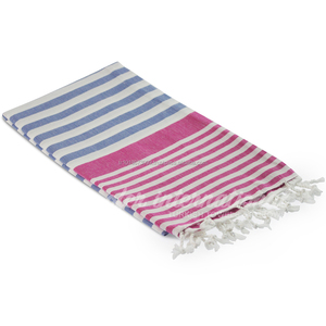 Serviette turque, peshtemal, hammam direct de Factory (Gamme Rainbow/Capri) Collection Rainbow TTCP-0002 fabriquée en Turquie - Product Image 1