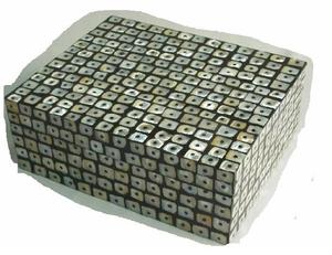 แม่ของมุกโมเสคกล่องไม้ในรูปทรงสี่เหลี่ยมที่มีอยู่ในทุกขนาด - Product Image 2