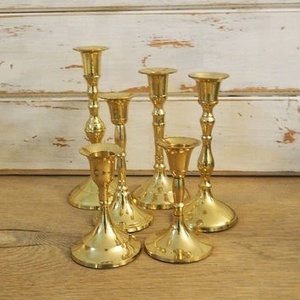 Juegos de muchos portavelas de latón de Brassworld India - Product Image 3