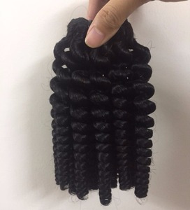 ผมเวอร์จินแท้ 100% จากเวียดนาม เกรด 9A แบบมัดเป็นช่อ  ผมหยิกแบบ Skin Weft และ Single Weft ขนาด 10''-50'' สำหรับต่อผม - Product Image 1