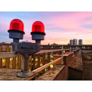 ไฟเตือนเครื่องบินคู่ Led ไฟเตือนการบินอลูมิเนียมสีแดงกระพริบ2ปี85-260V AC/DC โพลีคาร์บอเนต - Product Image 4