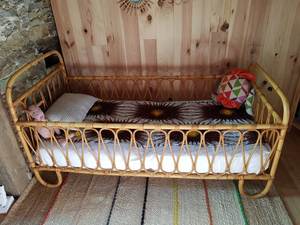 Contactez nous Meilleur prix Vintage lit en rotin du Vietnam Home Furniture Wholesale Supply - Product Image 3