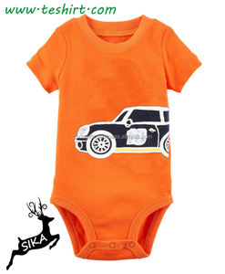 Vente en gros de combinaisons pour bébés en coton biologique à impression personnalisée, fournisseur indien, vente en ligne d'indiens pour bébés en Inde - Product Image 5