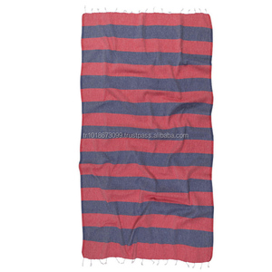 คู่ขายส่งผ้าขนหนูPeshtemalจากตุรกีPEST106สีฟ้าสีเขียวสายรุ้งคอลเลกชัน - Product Image 4