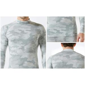 Chemises de sport de compression à manches longues et col rond fabriquées au Pakistan pour adultes entraînement avec impression de logo personnalisé de style camouflage pour garçons - Product Image 5