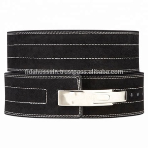 Ceinture à levier d'haltérophilie en cuir suédé Ceinture à levier en cuir de conception personnalisée pour ceintures d'haltérophilie unisexes - Product Image 1