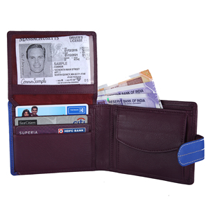 Direct Factory Supply Men's Genuine Leather <b>Wallet</b> with Multiple Card Slots and Elegant Finish Available For Sale - Product Image 3