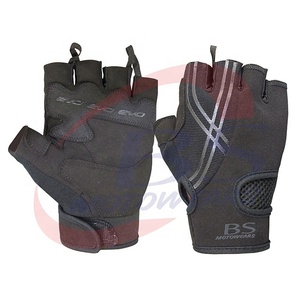 Guantes de carreras de ciclo sin dedos, diseño personalizado, color negro, nuevos - Product Image 1