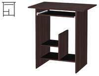 Aggloméré de haute qualité bricolage prêt à assembler Design moderne Table d'ordinateur fabriqué en malaisie meubles 2409