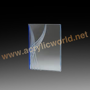 Trophée en cristal de récompenses acryliques personnalisées et bloc trophée de plaques - Product Image 1