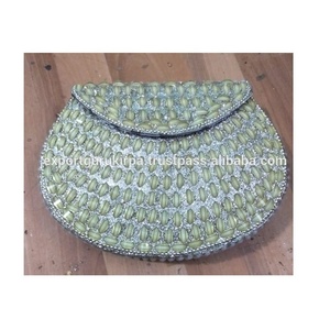 Embrague nupcial de boda para mujer, bolso de mano con marco de monedero de Metal de lujo, bolso de mano de Metal de resina para mujer, bolsos de mano de noche - Product Image 1