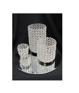 Portavelas de cristal para decoración del hogar, decoración de oficina, decoración de boda - Product Image 1