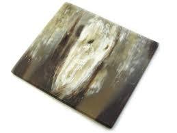 Placas de bocina de búhos para marco y mango de cuchillo, placa de escala de bocina de vaca Natural en varios tamaños y colores surtidos - Product Image 3