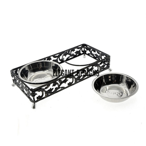 Cuencos para perros a granel con estilo personalizados únicos, cuenco para perros hecho a mano al por mayor, Color negro, superventas con soporte, cuenco para perros a granel - Product Image 5