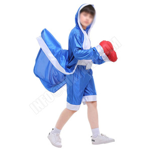 ชุดซ้อมมวยสำหรับเด็กชุดต่อสู้ MMA กางเกงขาสั้นมวยไทยสำหรับเด็ก - Product Image 1