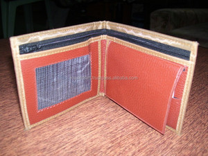 Portefeuille court en cuir PU rouge TPODLEAD, design gaufré multifonctionnel, unisexe, usage quotidien, 7 pouces, fabriqué en Chine - Product Image 2