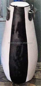 Gants de boxe professionnels en cuir KHASON, cuir PU, logo personnalisé pour la fermeture, haute qualité pour le kick-boxing, l'entraînement MMA - Product Image 3