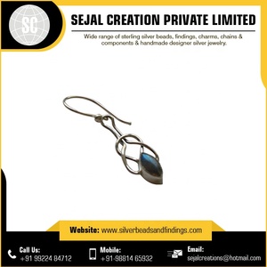 Pendientes de piedras preciosas de Plata de Ley 925 al por mayor diseño de aro fino colorido a la moda para bodas, fiestas o regalos - Product Image 6