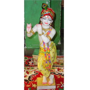 Makrana Murti, Señor Krishna, hecho a mano - Product Image 1