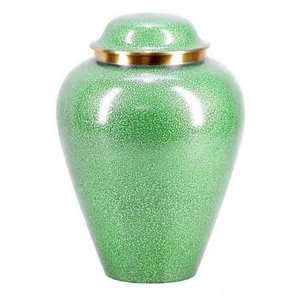 Urna de cremación de Metal de estilo americano para cenizas, urna de cremación de Metal para cenizas para adultos, personas por acentos Axiom para el hogar - Product Image 1