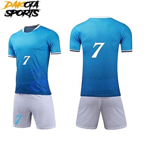 Maillot de football, uniforme bleu blanc personnalisé, nouvelle collection - Product Image 6