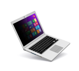 ฟิล์มกันรอยหน้าจอแล็ปท็อป/เดสก์ท็อป ป้องกันการมองลอก ขนาด 21.5 นิ้ว สีดำ/ทอง เกรด 2.5D คุณภาพสูง โปร่งใส 60% - Product Image 5