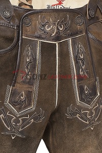 Lederhosen บาวาเรีย,Trachten Wear,Kurz Lederhose,เยอรมัน,หนัง - Product Image 2