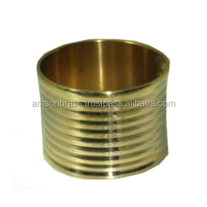 Brass Metal Napkin Ring for Wedding Table Aluminum Napkin Ring Wedding Decorative Tabletop Tissue Holder Round Hot Selling - Product Image 1