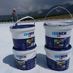 ISONEM SB cairan komponen SUPER membran anti air atap beton terpasang, 18 kg, produsen dari Turki