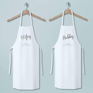 100% coton cuisine Chef tablier veste supérieure couverture de sécurité de feu huile ensemble étanche à l'eau pour laver la cuisine - Product Image 2