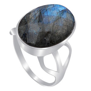 แหวนอัญมณีรูปวงรีทรงลาบราดอไรต์สีเงินแท้925แหวนแฟชั่นสำหรับงานแต่งงานงานหมั้นวันครบรอบสำหรับผู้หญิง - Product Image 4