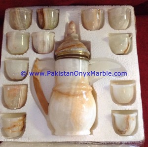 FACTORY SELLING ONYX <b>TEA</b> <b>SET</b> WITH <b>TEA</b> POT KITCHEN HOME DECOR GIFTS - Product Image 6