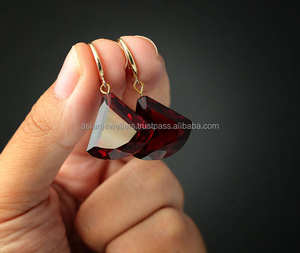 Boucles d'oreilles en argent sterling 925, 1 pièce, Quartz fin, pierres précieuses, boucles d'oreilles en flacon - Product Image 2