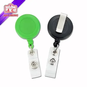 Hot Sale Round Shape Medical Reel YoYo Retractable Pull ID Badge Reels