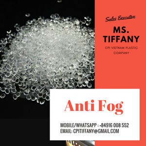 Masterbatch Antivaho CPI Vietnam 23 para PP/PE/PET/ABS, Gránulos de Relleno Plástico, Pellets Blancos, Grado para Películas Sopladas - Product Image 1