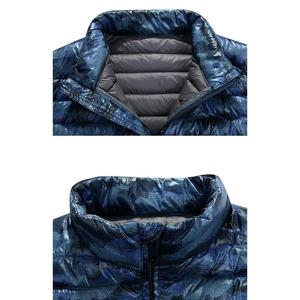 Chaqueta acolchada de alta calidad para hombre, chaqueta acolchada de plumas, acolchada, personalizada - Product Image 3