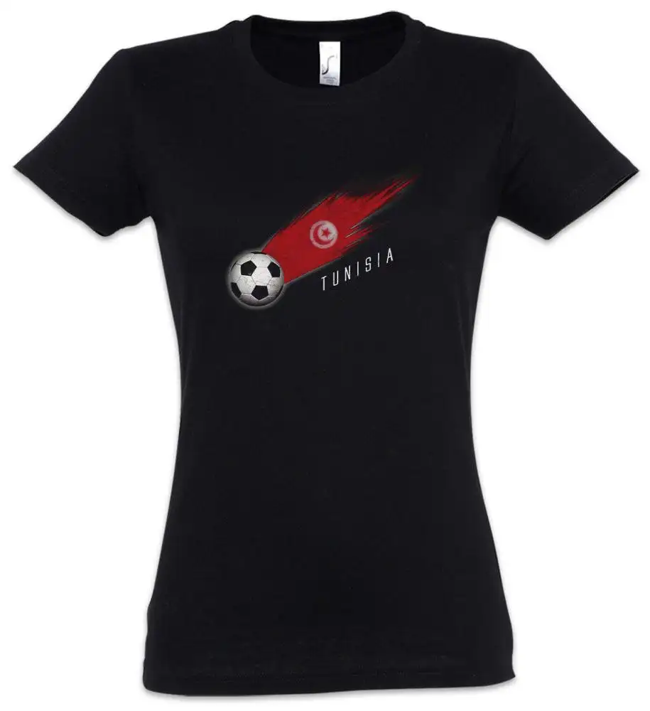 T-Shirt Comet féminin, de Football, tunique avec drapeau de Football, coupe maillot du monde, 1 pièce