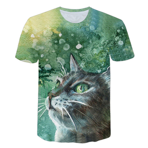 New Fashion 3D Print Animal for Cat <b>T</b>-<b>Shirt</b> Comfortable Custom Harajuku Design for <b>Men</b> Plus Size New Fashion Tees - Product Image 4